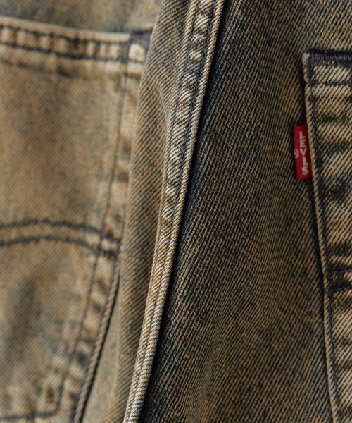 Levi's(リーバイス)の「LEVI'S/リーバイス 578 バギージーンズ ブラウン デニムパンツ ジーパン バギーパンツ テーパード 秋 秋服 2026年秋冬(デニムパンツ・メンズ・ライトブラック・30inch/32inch/34inch/36inch)」の2枚目の写真