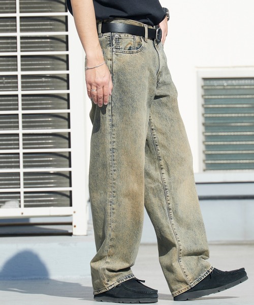 Levi's(リーバイス)の「LEVI'S/リーバイス 578 バギージーンズ ブラウン デニムパンツ ジーパン バギーパンツ テーパード 秋 秋服 2026年秋冬(デニムパンツ・メンズ・ライトブラック・30inch/32inch/34inch/36inch)」の15枚目の写真