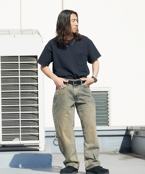 Levi's(リーバイス)の「LEVI'S/リーバイス 578 バギージーンズ ブラウン デニムパンツ ジーパン バギーパンツ テーパード 秋 秋服 2026年秋冬(デニムパンツ・メンズ・ライトブラック・30inch/32inch/34inch/36inch)」の11枚目の写真