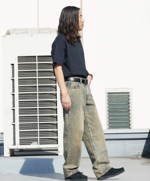 Levi's(リーバイス)の「LEVI'S/リーバイス 578 バギージーンズ ブラウン デニムパンツ ジーパン バギーパンツ テーパード 秋 秋服 2026年秋冬(デニムパンツ・メンズ・ライトブラック・30inch/32inch/34inch/36inch)」の10枚目の写真