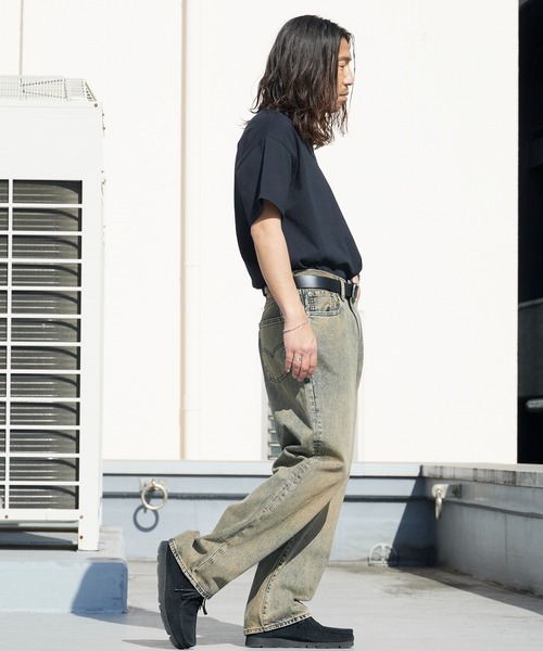 Levi's(リーバイス)の「LEVI'S/リーバイス 578 バギージーンズ ブラウン デニムパンツ ジーパン バギーパンツ テーパード 秋 秋服 2026年秋冬(デニムパンツ・メンズ・ライトブラック・30inch/32inch/34inch/36inch)」の9枚目の写真
