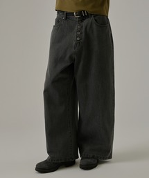 kutir（クティール）の「13OZ ASSORTED BUGGY DENIM PANTS／13OZアソートバギーデニムパンツ（デニムパンツ）」