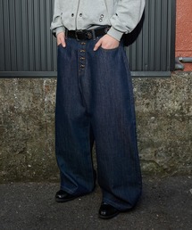 kutir（クティール）の「13OZ ASSORTED BUGGY DENIM PANTS／13OZアソートバギーデニムパンツ（デニムパンツ）」