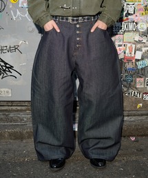 kutir（クティール）の「13OZ ASSORTED BUGGY DENIM PANTS／13OZアソートバギーデニムパンツ（デニムパンツ）」
