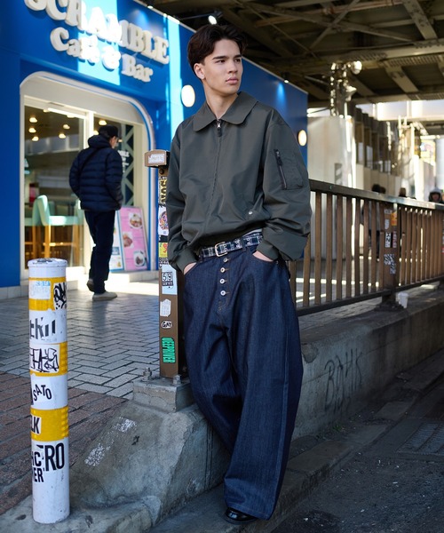 kutir（クティール）の「13OZ ASSORTED BUGGY DENIM PANTS／13OZアソートバギーデニムパンツ（デニムパンツ・メンズ・インディゴブルー/ブラック/ダークインディゴブルー/グレー・SMALL/LARGE/MEDIUM）」の18枚目の写真