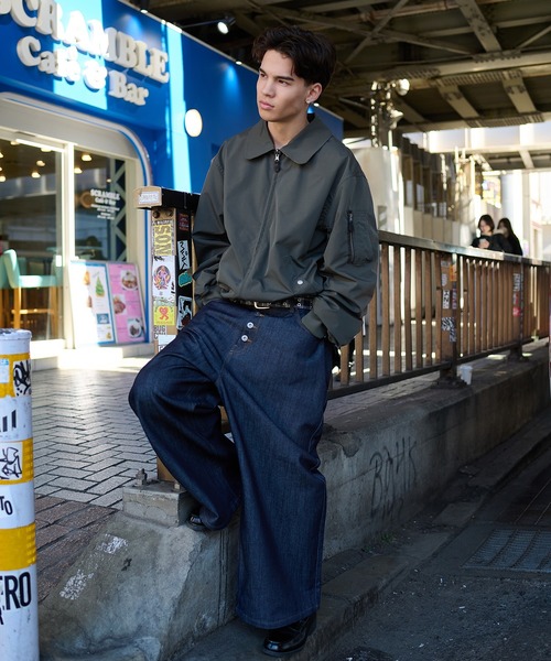 kutir（クティール）の「13OZ ASSORTED BUGGY DENIM PANTS／13OZアソートバギーデニムパンツ（デニムパンツ・メンズ・インディゴブルー/ブラック/ダークインディゴブルー/グレー・SMALL/LARGE/MEDIUM）」の17枚目の写真