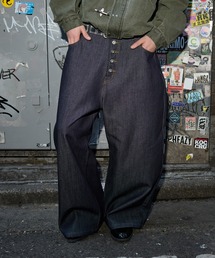 kutir（クティール）の「13OZ ASSORTED BUGGY DENIM PANTS／13OZアソートバギーデニムパンツ（デニムパンツ）」