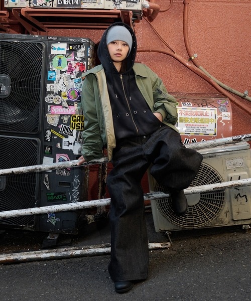 kutir（クティール）の「13OZ ASSORTED BUGGY DENIM PANTS／13OZアソートバギーデニムパンツ（デニムパンツ・メンズ・インディゴブルー/ブラック/ダークインディゴブルー/グレー・SMALL/LARGE/MEDIUM）」の5枚目の写真