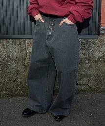 kutir（クティール）の「13OZ ASSORTED BUGGY DENIM PANTS／13OZアソートバギーデニムパンツ（デニムパンツ）」