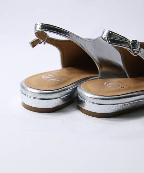 Gready Brilliant（グレディブリリアン）の「エナメルフラットパンプス（パンプス・レディース・シルバー/ブラック・38/37/36）」の18枚目の写真