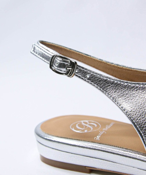 Gready Brilliant（グレディブリリアン）の「エナメルフラットパンプス（パンプス・レディース・シルバー/ブラック・38/37/36）」の19枚目の写真