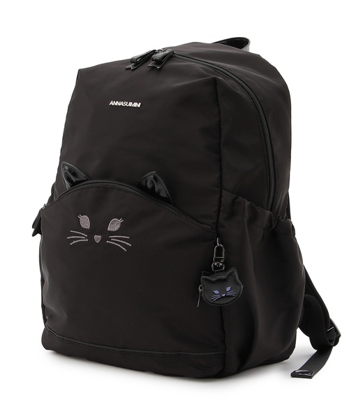 子猫チャーム付きネコリュック約22リットル（バックパック/リュック