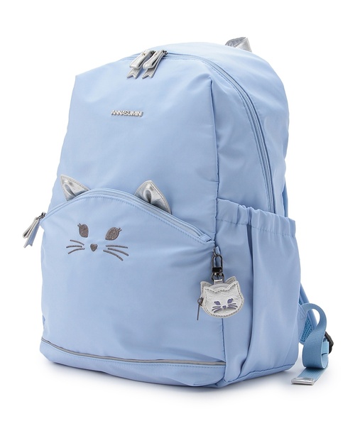 子猫チャーム付きネコリュック約22リットル（バックパック/リュック