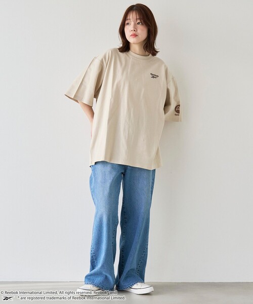 Reebok(リーボック)の「Reebok(リーボック)別注PUMP Tシャツ(Tシャツ/カットソー・メンズ・ホワイト/ベージュ/ダークグレー・XL/L/M/S)」の13枚目の写真