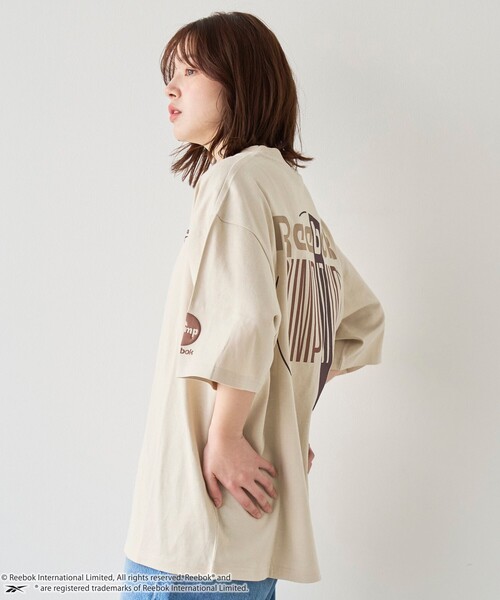 Reebok(リーボック)の「Reebok(リーボック)別注PUMP Tシャツ(Tシャツ/カットソー・メンズ・ホワイト/ベージュ/ダークグレー・XL/L/M/S)」の16枚目の写真