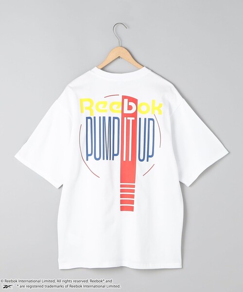 Reebok(リーボック)の「Reebok(リーボック)別注PUMP Tシャツ(Tシャツ/カットソー・メンズ・ホワイト/ベージュ/ダークグレー・XL/L/M/S)」の19枚目の写真