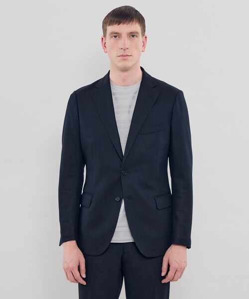 MACKINTOSH LONDON(マッキントッシュ ロンドン)の「【FLEX JERSEY】シルケットラッセルセットアップジャケット(テーラードジャケット・メンズ・ブルー系その他4/ブラウン系その他5/ダークネイビー・42/38/40)」の8枚目の写真