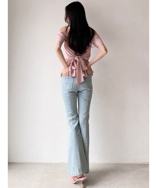 RESEXXY(リゼクシー)の「ラインストーンデニムパンツ(デニムパンツ・レディース・ブルー/ライトブルー・MEDIUM/SMALL)」の11枚目の写真
