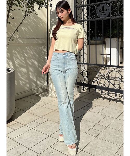 RESEXXY(リゼクシー)の「ラインストーンデニムパンツ(デニムパンツ・レディース・ブルー/ライトブルー・MEDIUM/SMALL)」の15枚目の写真
