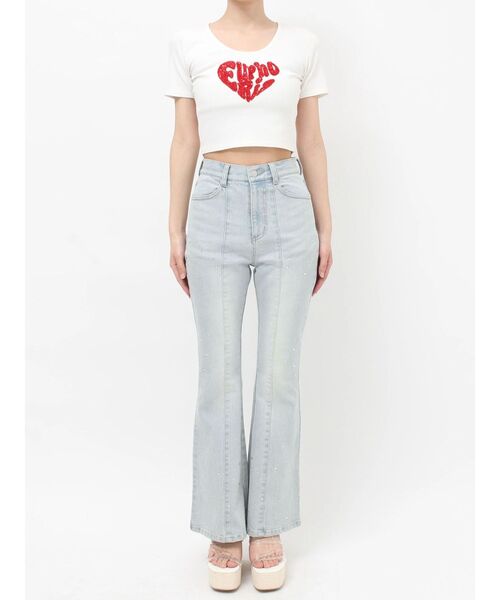 RESEXXY(リゼクシー)の「ラインストーンデニムパンツ(デニムパンツ・レディース・ブルー/ライトブルー・MEDIUM/SMALL)」の10枚目の写真