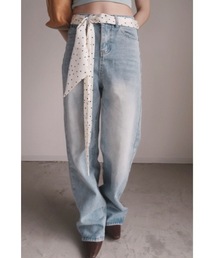Mood Lace Denim Pants