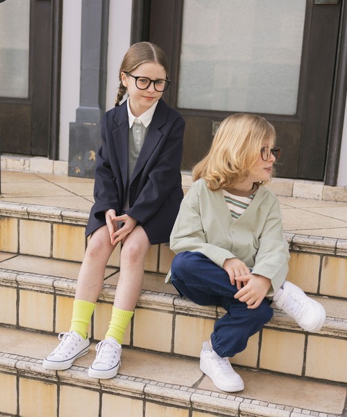 GLOBAL WORK（グローバルワーク）の「ヘビロッTEEボーダー長袖/637853（Tシャツ/カットソー・キッズ・グリーン系その他4/ダークブラウン・140cm/160cm/130cm/150cm）」の17枚目の写真