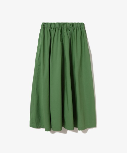 LACOSTE（ラコステ）の「ストレッチタイプライター ギャザー フレアスカート マキシ丈（スカート・レディース・ネイビー/ベージュ/ライトグリーン・38/34/36/40）」の9枚目の写真
