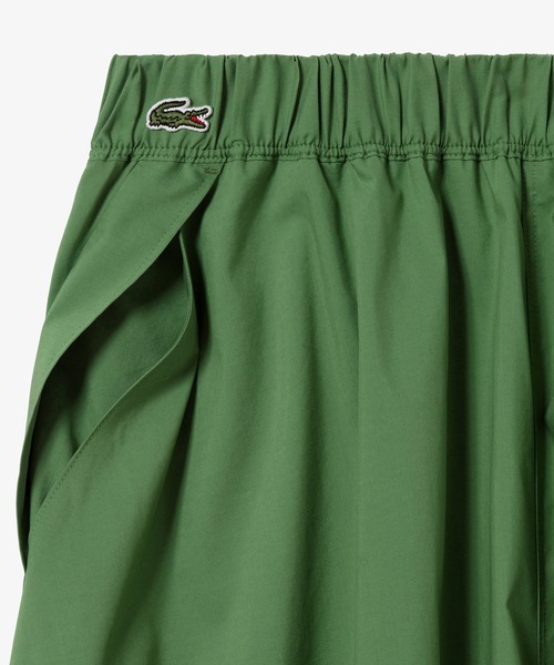 LACOSTE（ラコステ）の「ストレッチタイプライター ギャザー フレアスカート マキシ丈（スカート・レディース・ネイビー/ベージュ/ライトグリーン・38/34/36/40）」の10枚目の写真
