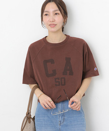 別注【Champion/チャンピオン】16s/1 Jersey TEE Bleach Wash:Tシャツ
