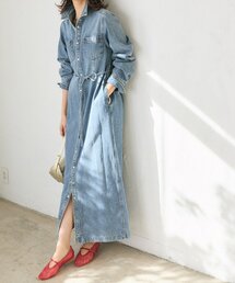 RIVE DROITE | よっし〜×A・MONN/デニムシャツマルチワンピース(ワンピース)