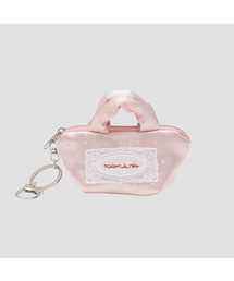 ROLAROLA（ロラロラ）の「DOT SATIN MINI POUCH KEYRING PINK（その他小物）」