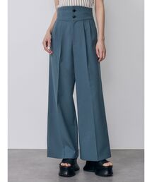 MURUA（ムルーア）の「【接触冷感】ハイウエストセンプレワイドパンツ【セットアップ着用可】（スラックス）」