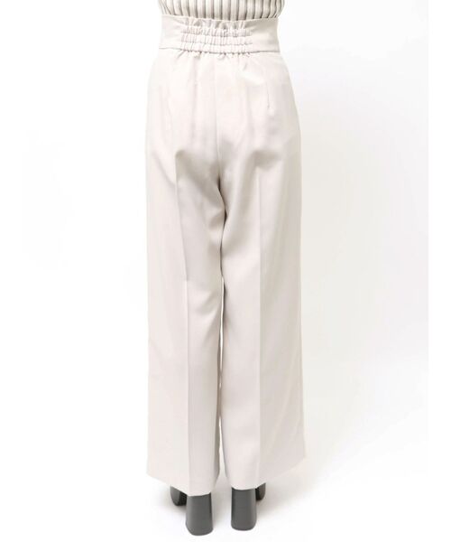 MURUA（ムルーア）の「【接触冷感】ハイウエストセンプレワイドパンツ【セットアップ着用可】（スラックス・レディース・ブルー/ベージュ/グレー/ブラック・2/1）」の12枚目の写真