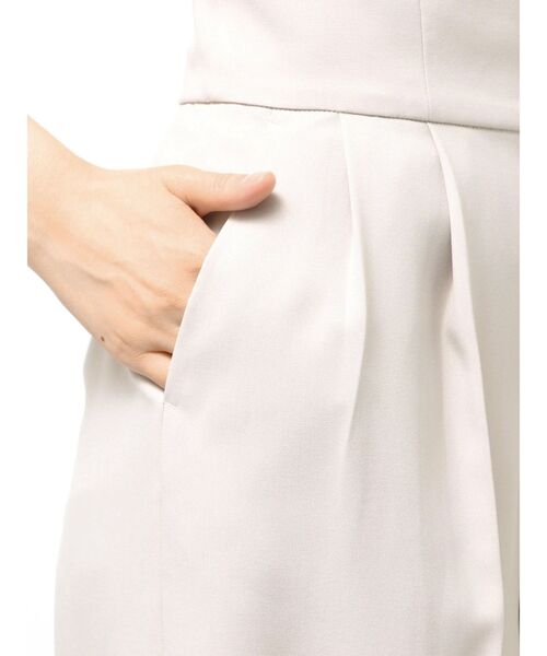 MURUA（ムルーア）の「【接触冷感】ハイウエストセンプレワイドパンツ【セットアップ着用可】（スラックス・レディース・ブルー/ベージュ/グレー/ブラック・2/1）」の14枚目の写真