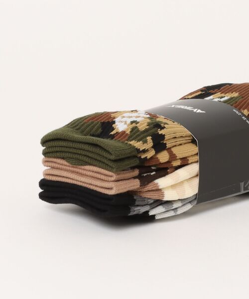 AVIREX（アヴィレックス）の「【AVIREX】Ccamouflage 3P Socks（ソックス/靴下・メンズ・カモフラージュ・25-27）」の7枚目の写真