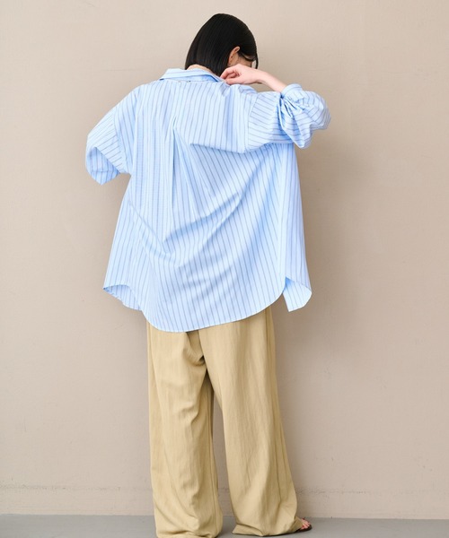 kha:ki（カーキ）の「「KHA:KI / カーキ」2タックイージーパンツ（その他パンツ・レディース・ブラック/ブラウン/ベージュ/オフホワイト/オリーブ・2/1）」の16枚目の写真