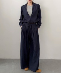 DECADE CLASSIC（ディケイド クラシック）の「DECADE CLASSIC デニムセットアップ長袖シャツ＆ワイドパンツ（セットアップ）」
