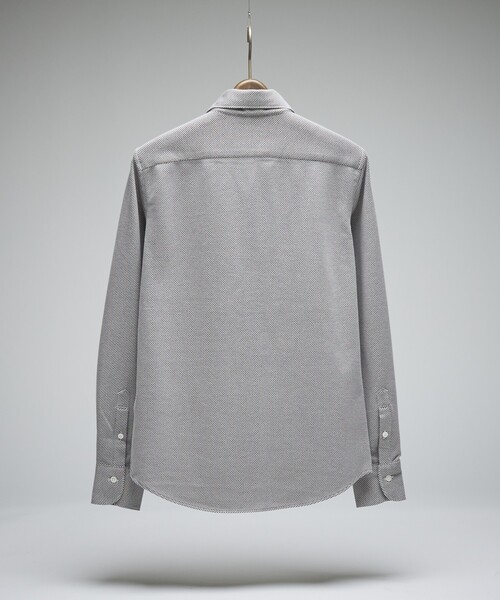 DESIGNWORKS(デザインワークス)の「【定番人気】立体襟コットンシャツ(シャツ/ブラウス・メンズ・グレー/チャコールグレー・46/48/50/52)」の4枚目の写真