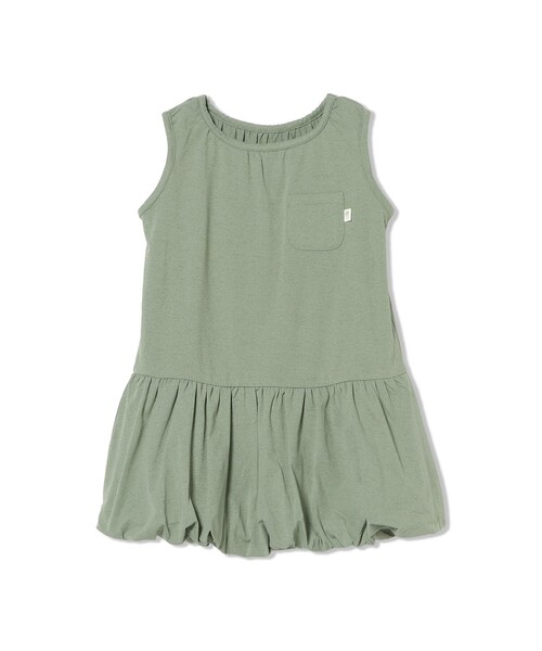 BEAMS mini(ビームスミニ)の「クイックドライ ワンピース 2026SS (90~140cm) 子供服 夏物 まとめ買い キッズ プチプラ 定番 速乾(ワンピース・キッズ・ブルー系その他4/オリーブ・90/100/110/140/130/120)」の9枚目の写真