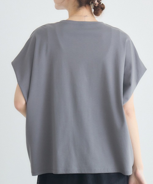 KATHARINE ROSS(キャサリンロス)の「【KATHARINE ROSS】ドロストボックスロゴTシャツ(Tシャツ/カットソー・レディース・チャコールグレー/オフホワイト/イエロー・FREE)」の16枚目の写真