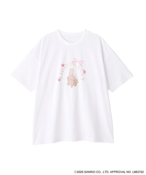 マロンクリーム  クロエレース  ホワイトＴシャツ セール】マロンクリーム/T（Tシャツ/カットソー）｜sanrio（サンリオ
