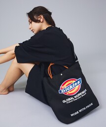 【DICKIES/ディッキーズ】LOGO PRINT ROPE 2WAY SHOULDER / ロゴプリント ロープ2wayショルダーバッグ / トートバッグ / ユニセックス
