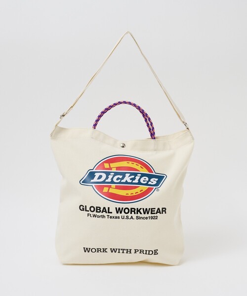 Dickies(ディッキーズ)の「【DICKIES/ディッキーズ】LOGO PRINT ROPE 2WAY SHOULDER / ロゴプリント ロープ2wayショルダーバッグ / トートバッグ / ユニセックス(ショルダーバッグ・メンズ・スミクロ/ブラック/オフホワイト/アイボリー・フリー)」の15枚目の写真