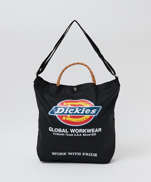 Dickies(ディッキーズ)の「【DICKIES/ディッキーズ】LOGO PRINT ROPE 2WAY SHOULDER / ロゴプリント ロープ2wayショルダーバッグ / トートバッグ / ユニセックス(ショルダーバッグ・メンズ・スミクロ/ブラック/オフホワイト/アイボリー・フリー)」の9枚目の写真