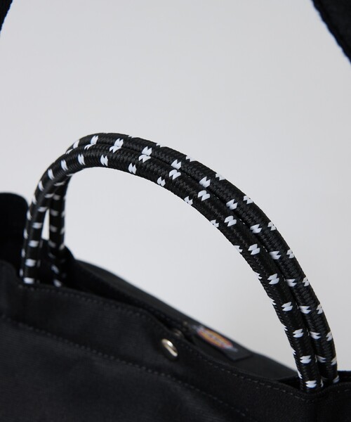 Dickies(ディッキーズ)の「【DICKIES/ディッキーズ】LOGO PRINT ROPE 2WAY SHOULDER / ロゴプリント ロープ2wayショルダーバッグ / トートバッグ / ユニセックス(ショルダーバッグ・メンズ・スミクロ/ブラック/オフホワイト/アイボリー・フリー)」の11枚目の写真