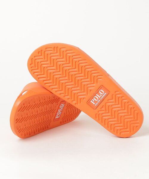 POLO RALPH LAUREN(ポロ ラルフ ローレン)の「ポロ ラルフ ローレン ウィメンズ POLO SLIDE ポロ スライド サンダル(サンダル・レディース・オレンジ/ブルー・70/60/50)」の12枚目の写真
