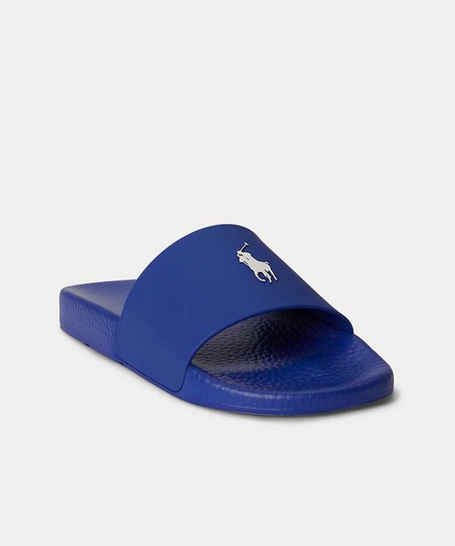 POLO RALPH LAUREN(ポロ ラルフ ローレン)の「ポロ ラルフ ローレン ウィメンズ POLO SLIDE ポロ スライド サンダル(サンダル・レディース・オレンジ/ブルー・70/60/50)」の3枚目の写真