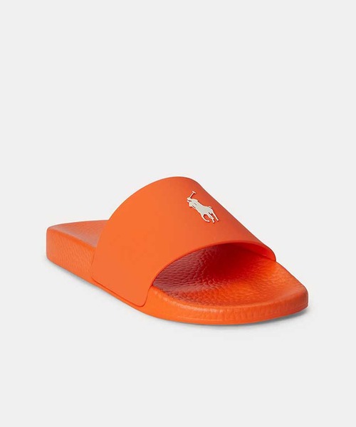 POLO RALPH LAUREN(ポロ ラルフ ローレン)の「ポロ ラルフ ローレン ウィメンズ POLO SLIDE ポロ スライド サンダル(サンダル・レディース・オレンジ/ブルー・70/60/50)」の7枚目の写真