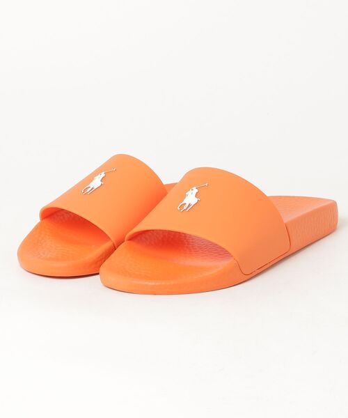 POLO RALPH LAUREN(ポロ ラルフ ローレン)の「ポロ ラルフ ローレン ウィメンズ POLO SLIDE ポロ スライド サンダル(サンダル・レディース・オレンジ/ブルー・70/60/50)」の10枚目の写真