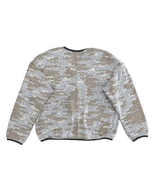 sneeuw(スニュウ)の「ユゲJQカーディガン(カーディガン/ボレロ・レディース・ベージュ/ブルー・3/1)」の3枚目の写真